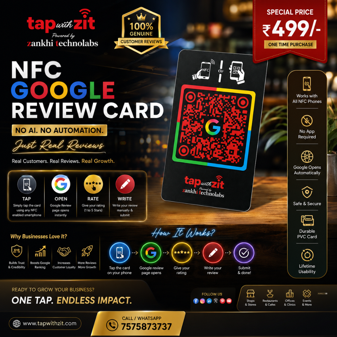 Basic Google Review Card view 5